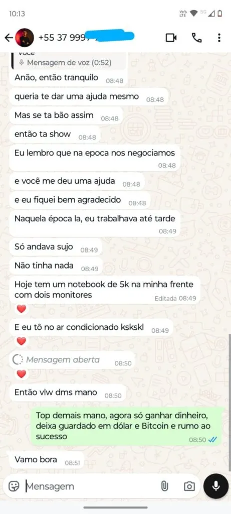 Feedback Grupo Telegram Cursos 2