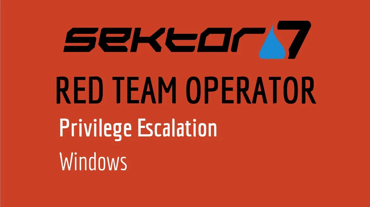 Sektor7 RED TEAM Operator: Baixar Curso Completo [Atualizado]