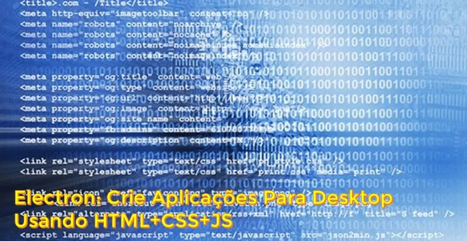 Electron: Baixar Curso de Desktop com HTML, CSS, JS