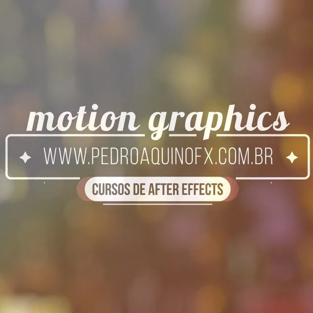 After Effects Motion Graphics: Baixar Curso Pedro Aquino 2019