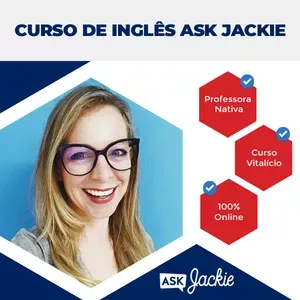 Capa: Curso Ask Jackie 2.0: Baixar Agora Inglês Completo
