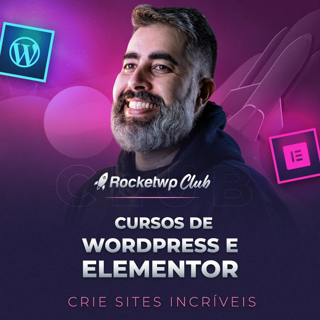 Capa: RockeWP Elementor: Baixe Agora o Curso Completo de Felipe Cardozo!