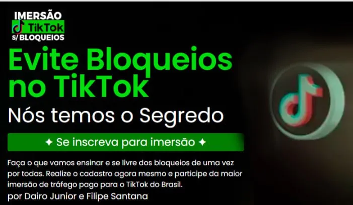 Capa: Baixar Imersão TikTok Ads Sem Bloqueio 2024 – Filipe Santana