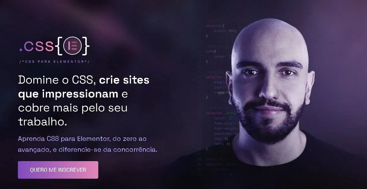 Capa: CSS para Elementor Othon Ciparoni: Baixar Curso Completo