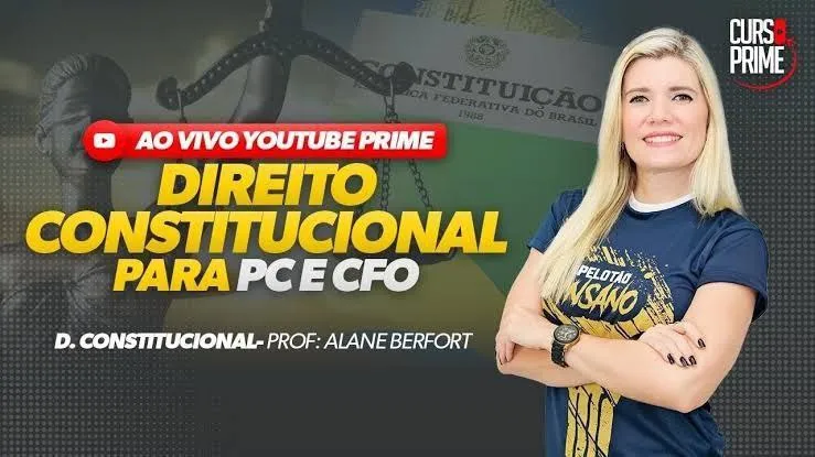 Capa: Baixar Direito Constitucional PC CFO – Alane Berfort