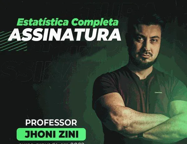 Capa: Estatística para Concursos Jhoni Zini: Download Completo!