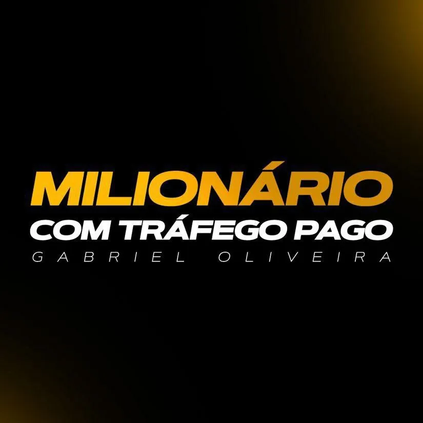Capa: Milionário com Tráfego Pago: Baixar Curso Gabriel Oliveira