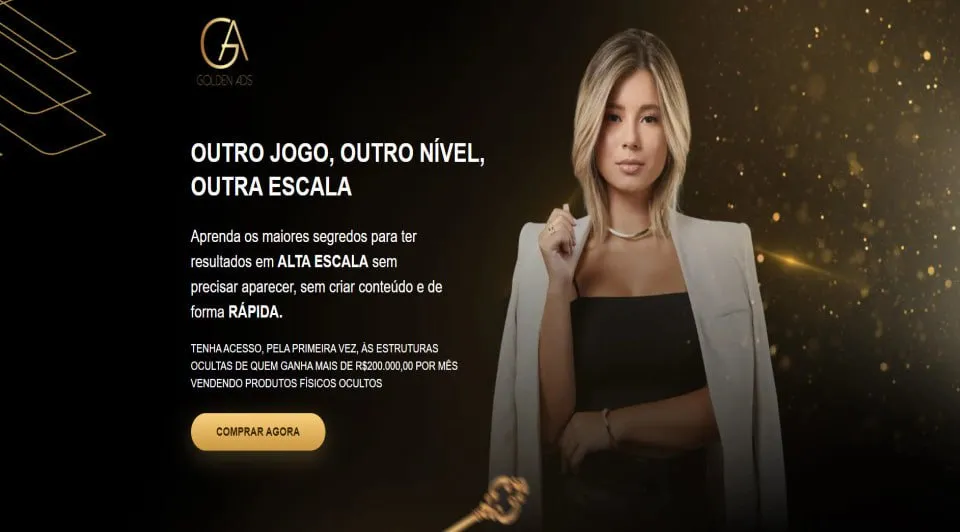 Capa: GOLDEN ADS de Gimena de Souza: Download Completo | Curso 2023