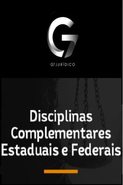 Capa: Baixar Disciplinas Complementares G7 Jurídico 2022: Completo