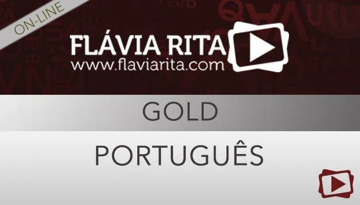 Capa: Baixar Português GOLD – Curso Flávia Rita Completo | Download Rápido