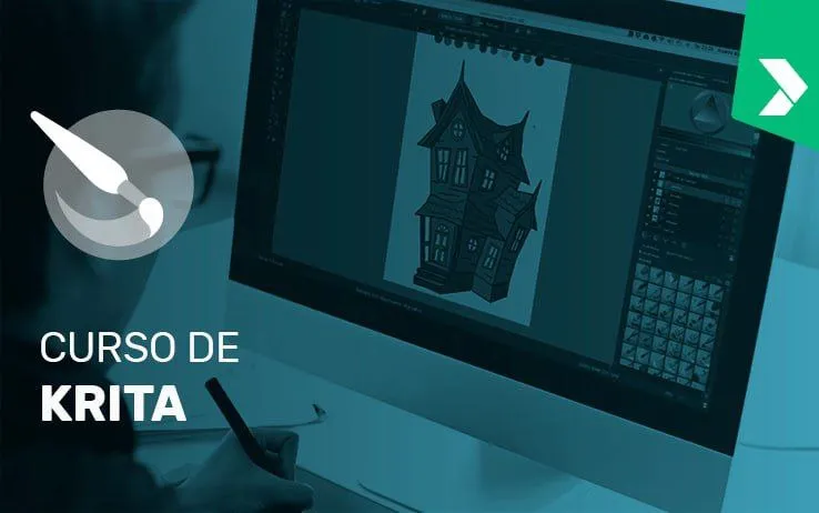 Capa: Curso Krita Digital Painting: Baixar Agora!