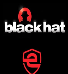 Capa do Curso Black Hat eSecurity com ícones de segurança e servidores